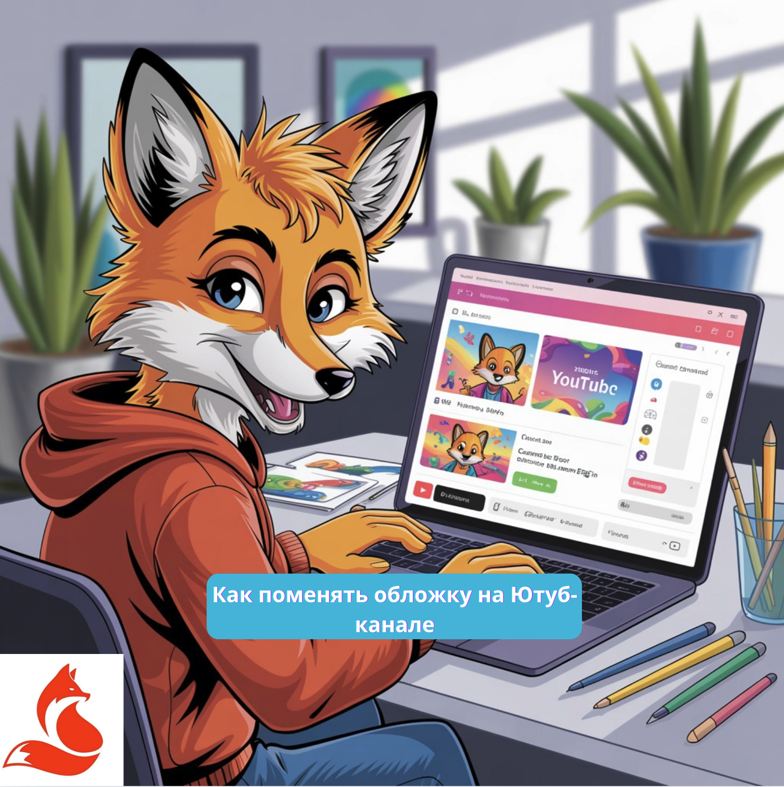 Как поменять обложку на Ютуб-канале