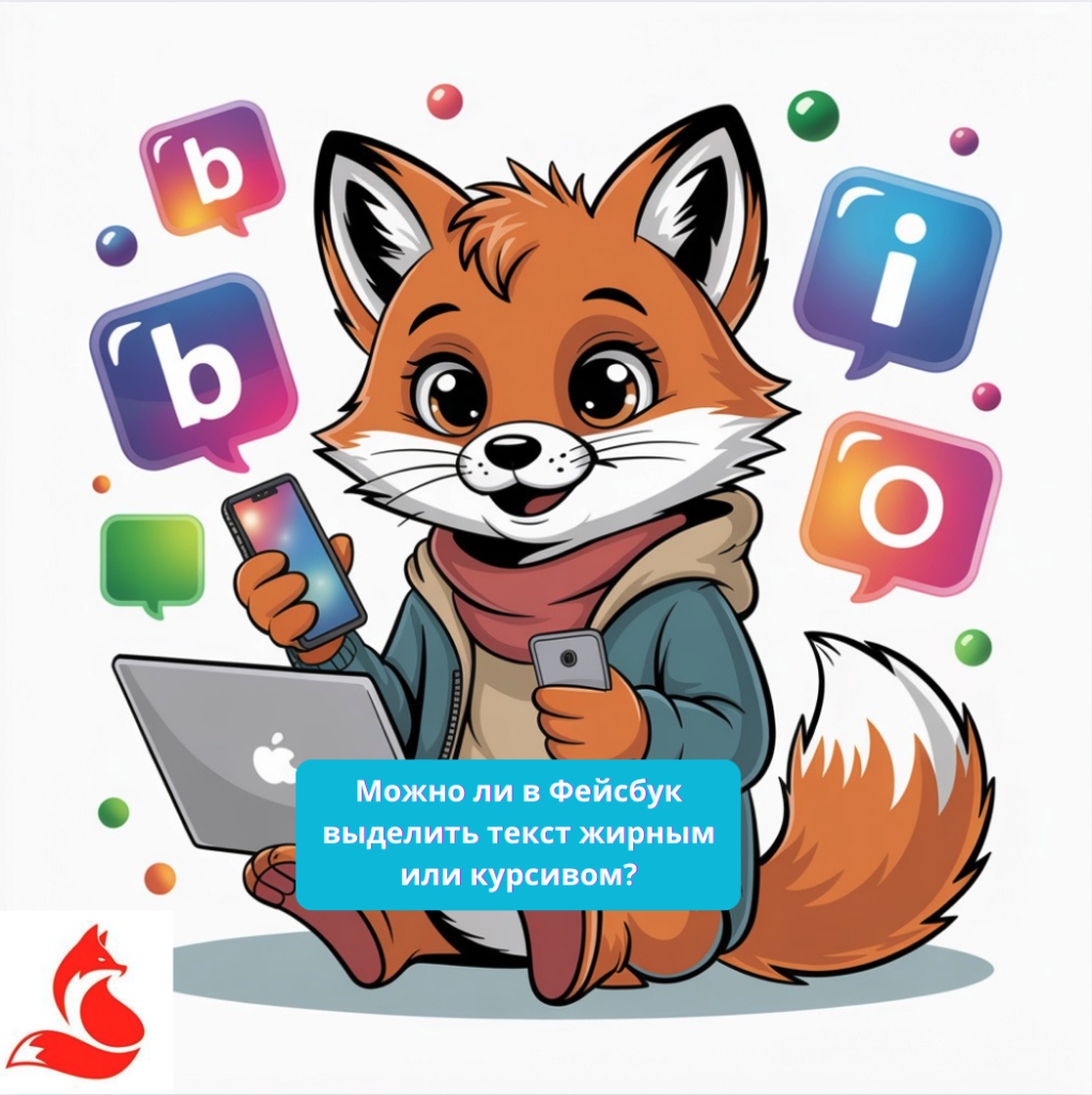 Можно ли в Фейсбук выделить текст жирным или курсивом?