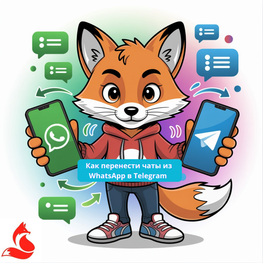 Как перенести чаты из WhatsApp в Telegram