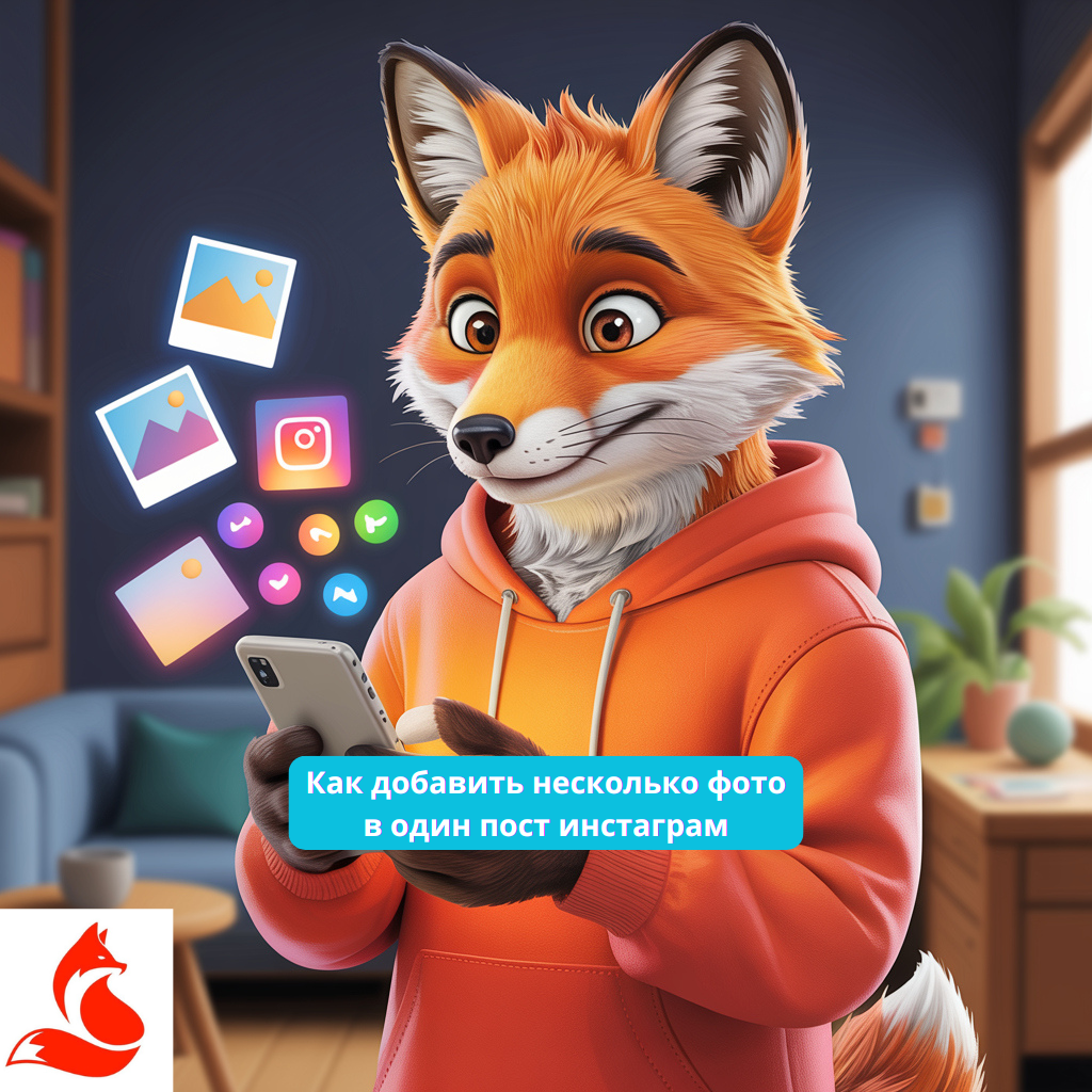 Как добавить несколько фото в один пост инстаграм