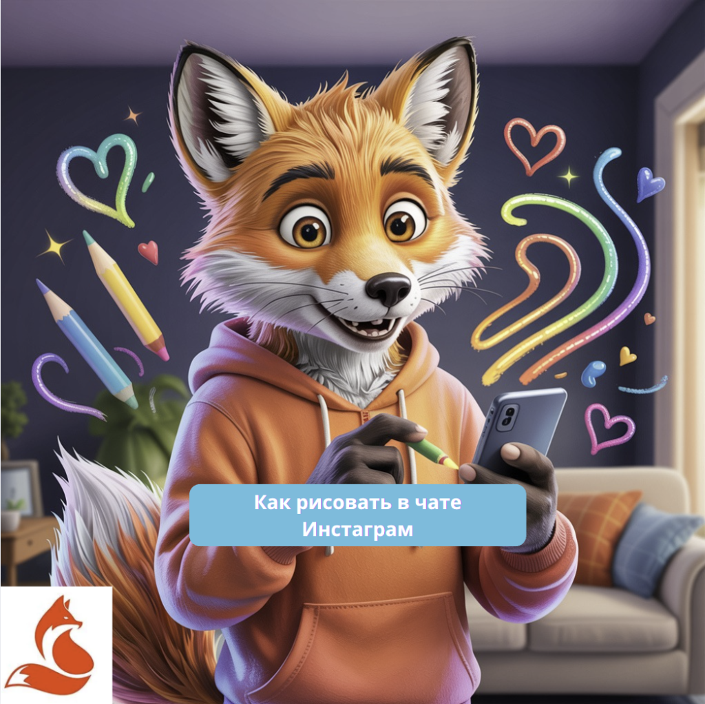 Как рисовать в чате Инстаграм