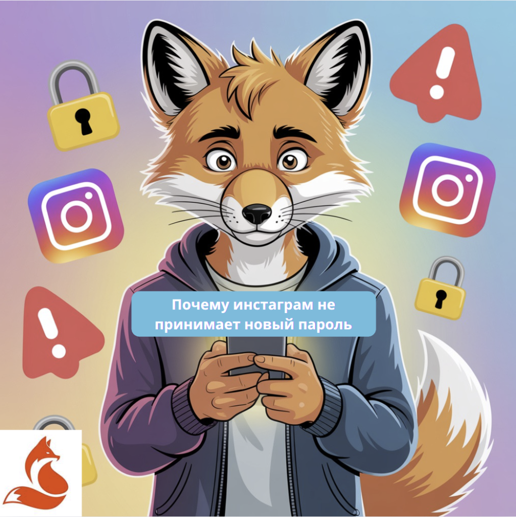 Почему инстаграм не принимает новый пароль