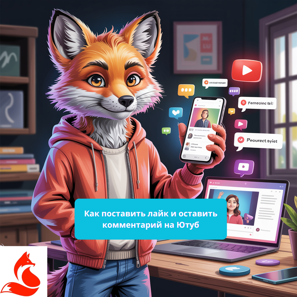 Как поставить лайк и оставить комментарий на Ютуб